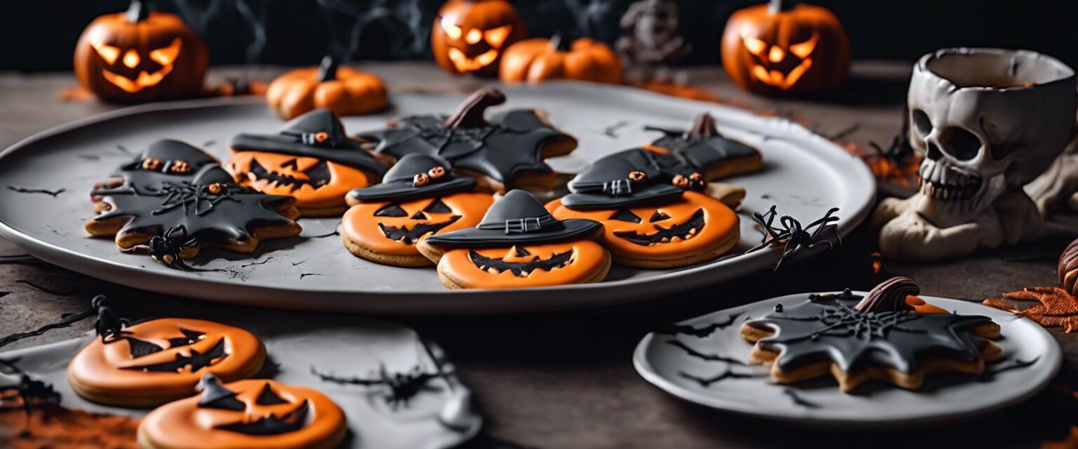 Spooky Halloween cookies