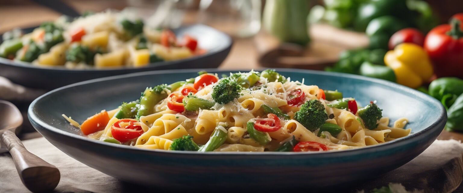 One-pot pasta primavera